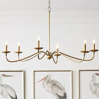 Alshaarae Lustre Métal Laiton Industriel Vintage-Luire