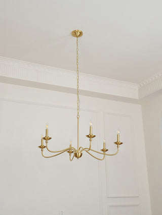 Alshaarae Lustre Métal Laiton Industriel Vintage-Luire