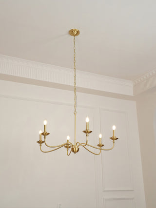 Alshaarae Lustre Métal Laiton Industriel Vintage-Luire