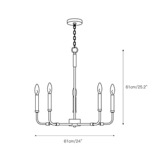 Abner Lustre Industriel Moderne Laiton