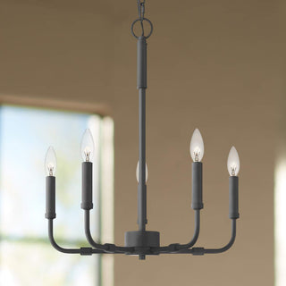 Abner Lustre Industriel Moderne Laiton