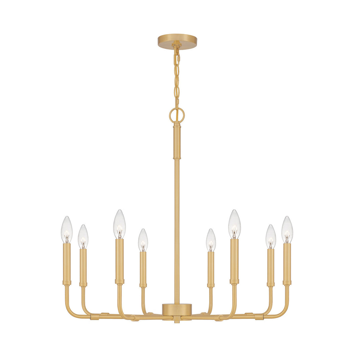 Abner Lustre Industriel Moderne Laiton