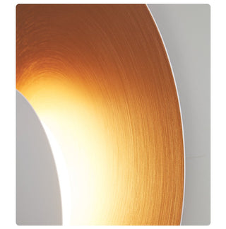Abstract Circular Crescent Wall Sconce-Neutral Decor
