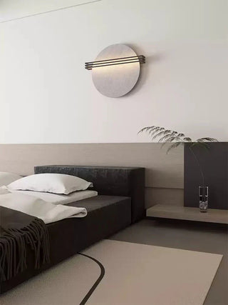 Abstract Sunrise Felt Wall Sconce-Neutral Decor