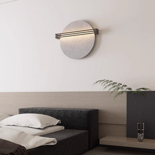 Abstract Sunrise Felt Wall Sconce-Neutral Decor