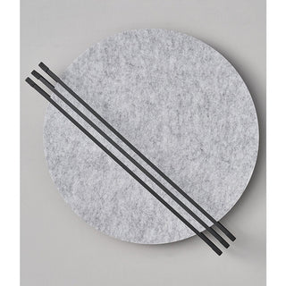 Abstract Sunrise Felt Wall Sconce-Neutral Decor
