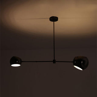 Lustra Lustre Élégant en Verre Noir