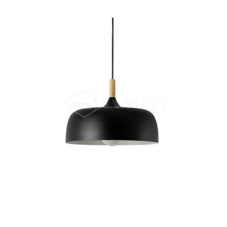 Lustra Suspension Lampe Abat-jour Blanc en Bois