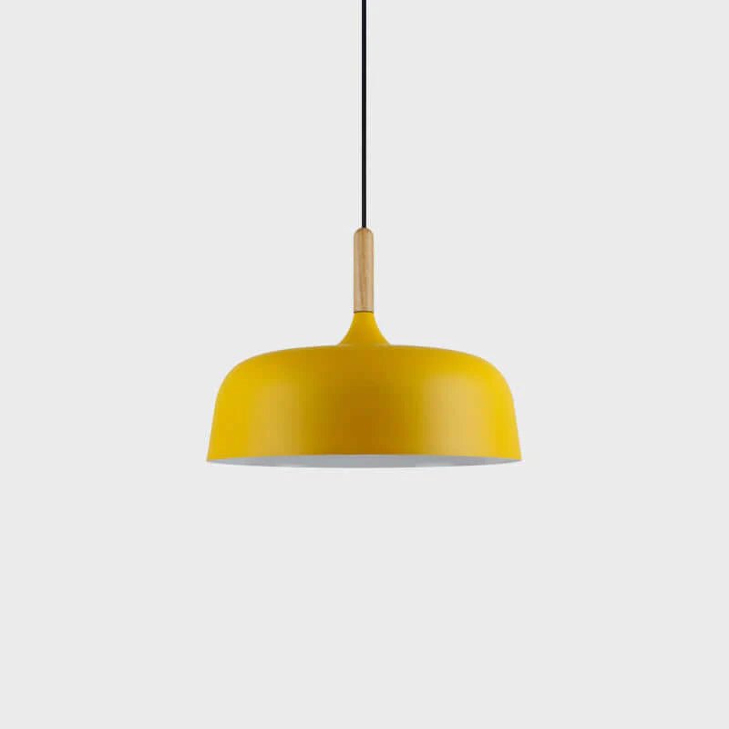 Galio Suspension Lampe Abat-jour Blanc en Bois