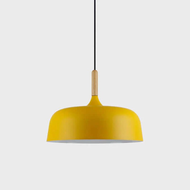 Galio Suspension Lampe Abat-jour Blanc en Bois