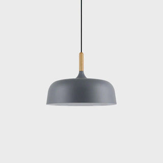 Lustra Suspension Lampe Abat-jour Blanc en Bois