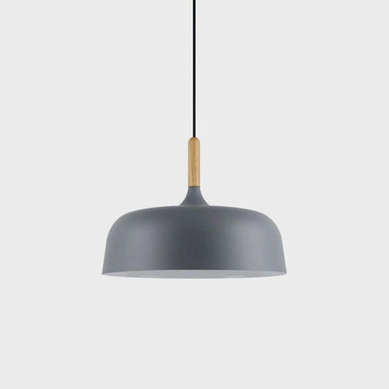 Galio Suspension Lampe Abat-jour Blanc en Bois