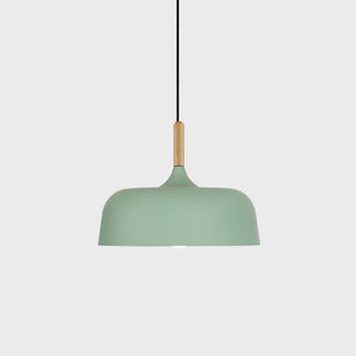 Lustra Suspension Lampe Abat-jour Blanc en Bois