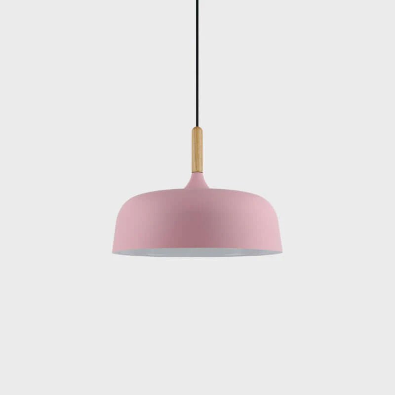 Galio Suspension Lampe Abat-jour Blanc en Bois