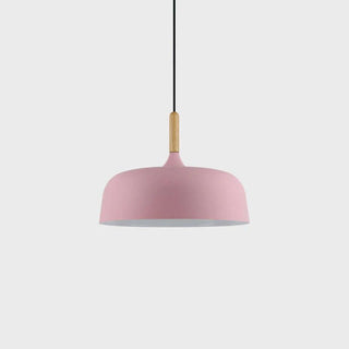 Lustra Suspension Lampe Abat-jour Blanc en Bois