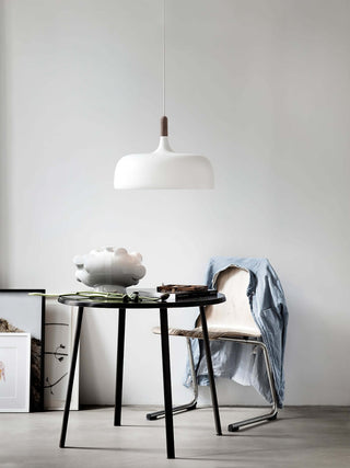 Lustra Suspension Lampe Abat-jour Blanc en Bois
