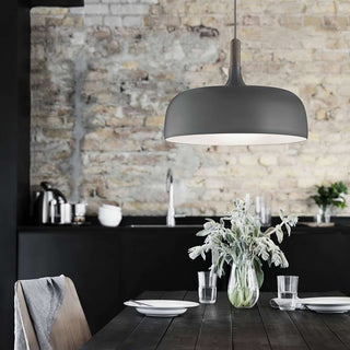 Lustra Suspension Lampe Abat-jour Blanc en Bois
