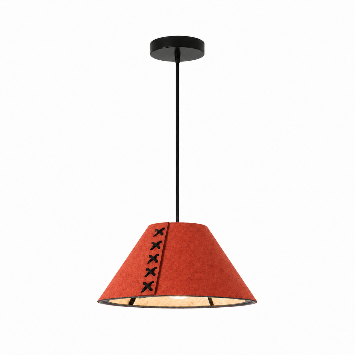 Acoustic Felt Pendant Light-Neutral Decor
