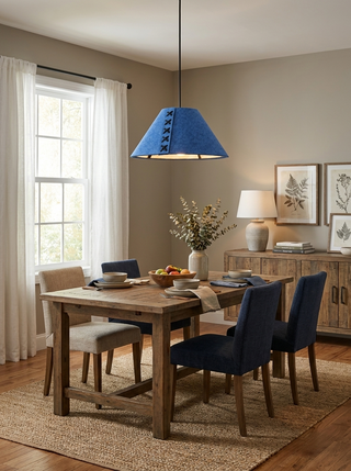 Acoustic Felt Pendant Light-Neutral Decor
