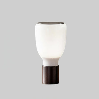 Vathayra Glass Table Lamp-Neutral Decor