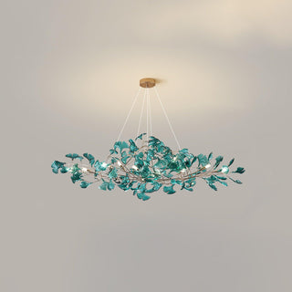 Eurvinen Lustre de luxe en feuille de ginkgo-Luire