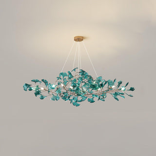 Eurvinen Lustre de luxe en feuille de ginkgo-Luire