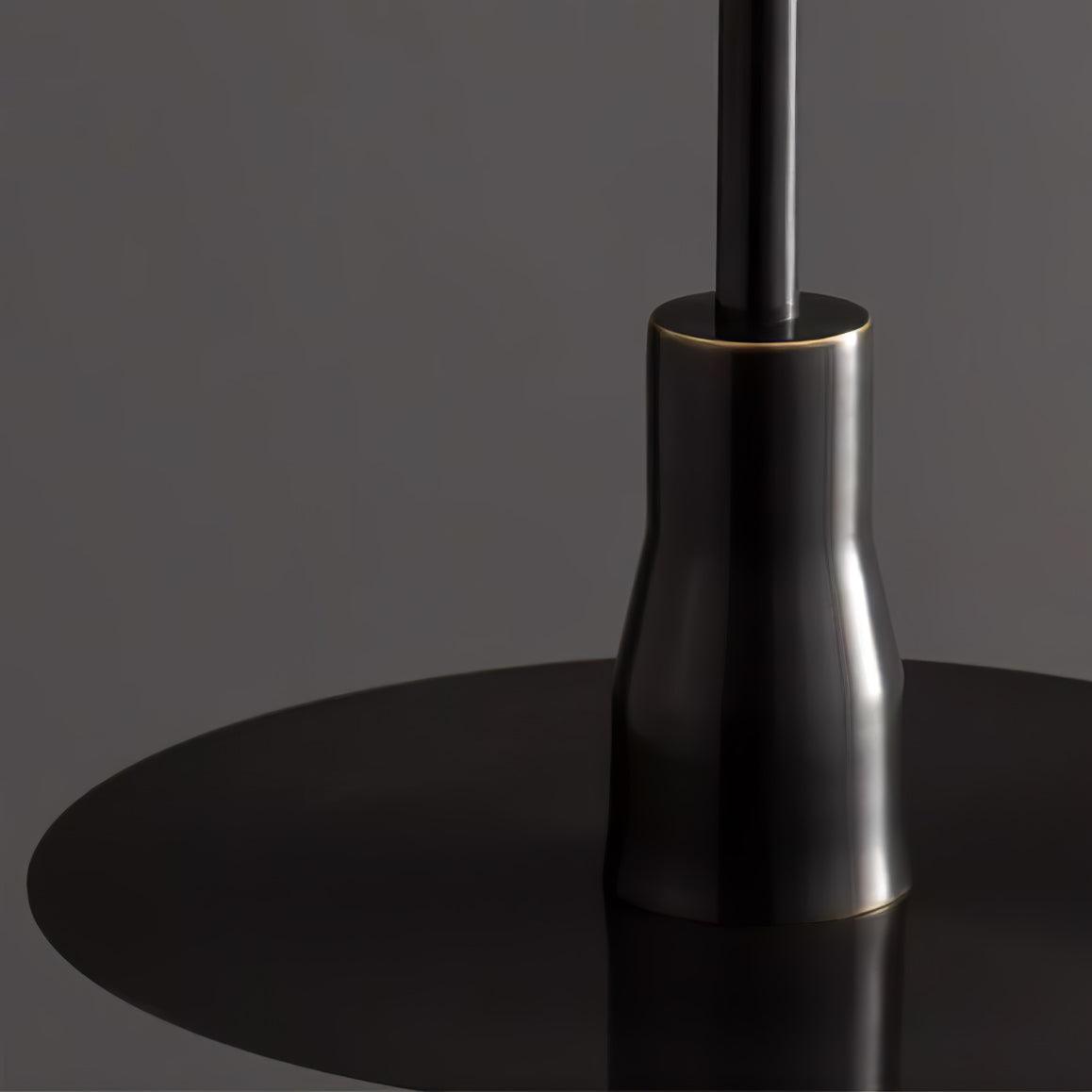 Darelise Lampe suspendue en acrylique avec plaque de chapeau chromée moderne
