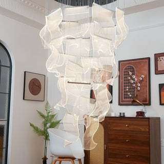 Lustra Lustre Acrylic LED Abstract Floating