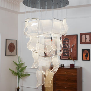 Lustra Lustre Acrylic LED Abstract Floating
