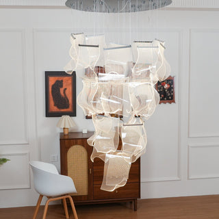 Lustra Lustre Acrylic LED Abstract Floating