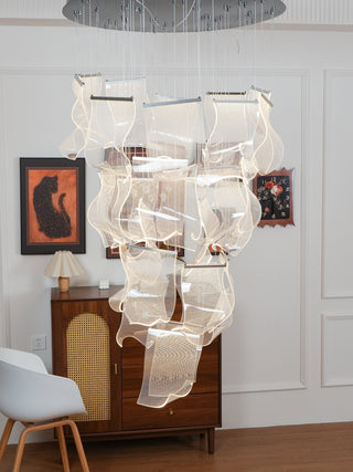 Lustra Lustre Acrylic LED Abstract Floating