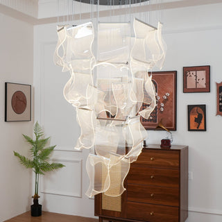Lustra Lustre Acrylic LED Abstract Floating