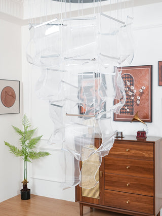 Lustra Lustre Acrylic LED Abstract Floating