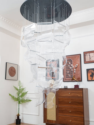 Lustra Lustre Acrylic LED Abstract Floating