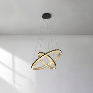 Erveliel Lustre Rond Métal Minimaliste Moderne