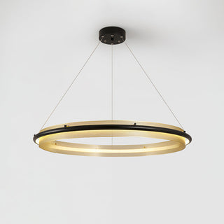 Erveliel Lustre Rond Métal Minimaliste Moderne