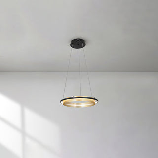 Erveliel Lustre Rond Métal Minimaliste Moderne