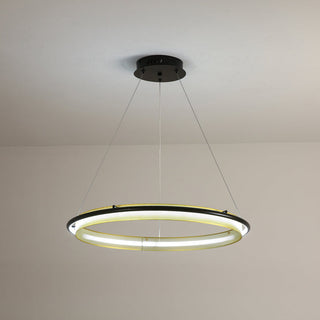 Erveliel Lustre Rond Métal Minimaliste Moderne
