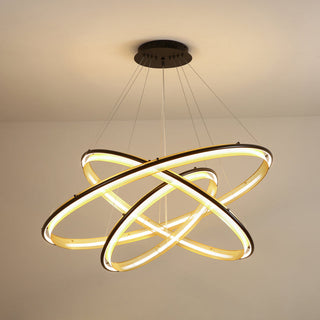 Erveliel Lustre Rond Métal Minimaliste Moderne