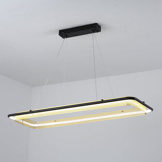 Erveliel Lustre Rond Métal Minimaliste Moderne
