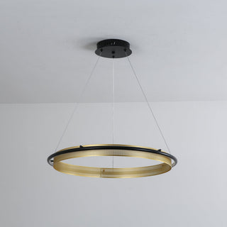 Erveliel Lustre Rond Métal Minimaliste Moderne