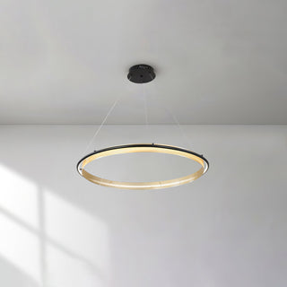 Erveliel Lustre Rond Métal Minimaliste Moderne