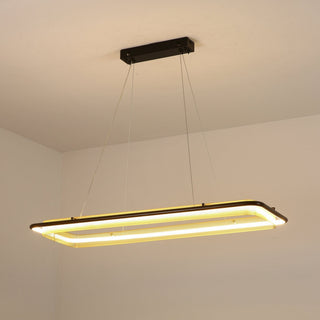 Erveliel Lustre Rond Métal Minimaliste Moderne