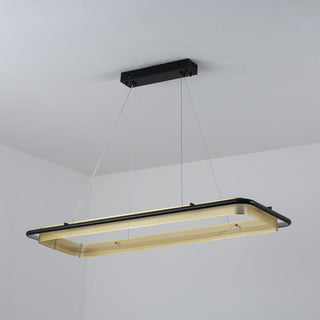 Erveliel Lustre Rond Métal Minimaliste Moderne