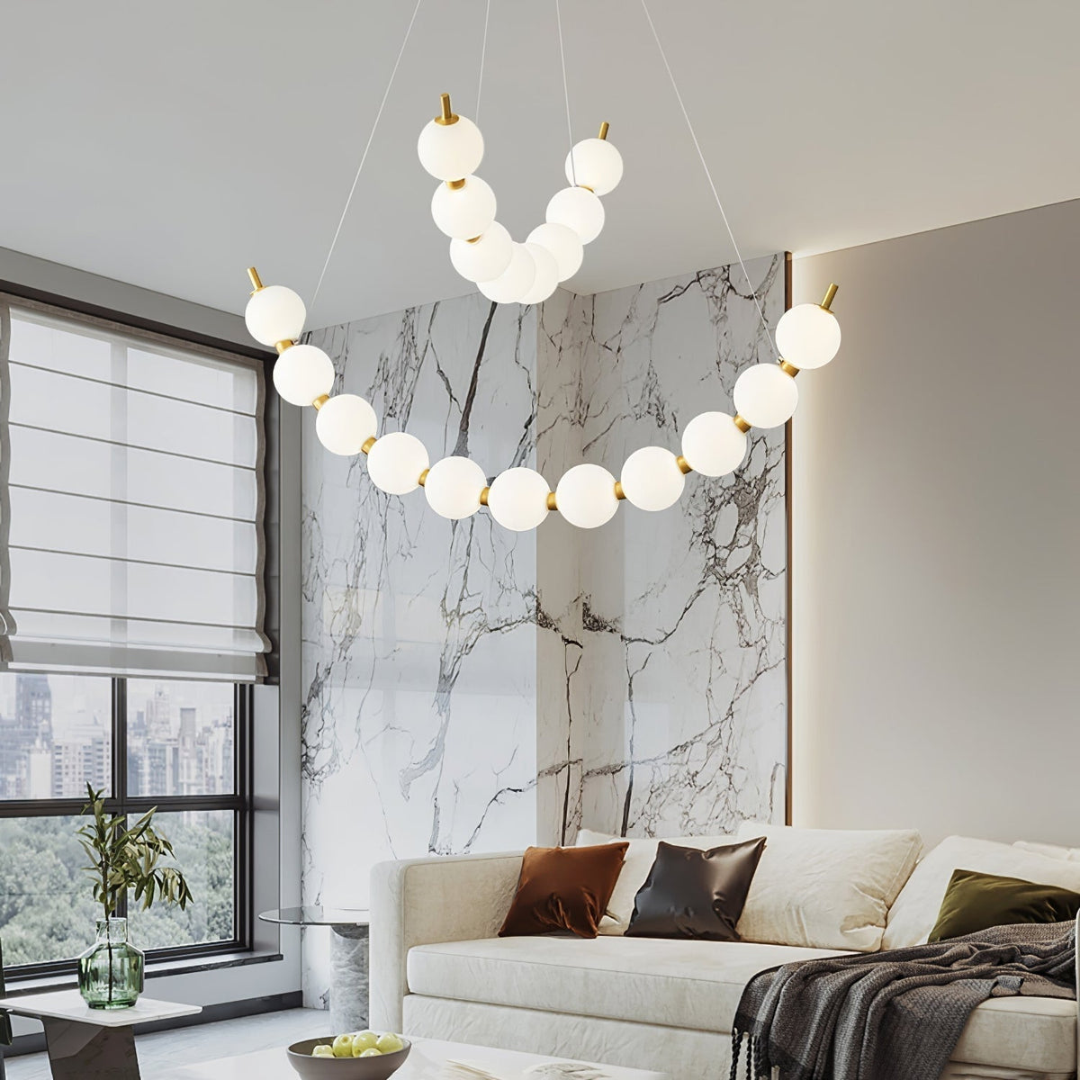 Salios Lustre Élégance Art Perles Plastique
