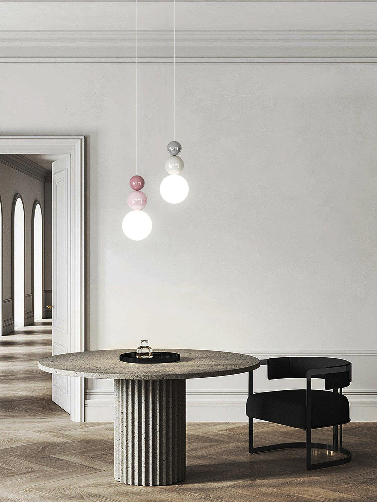Orbis Suspension Acrylique Trois Boules