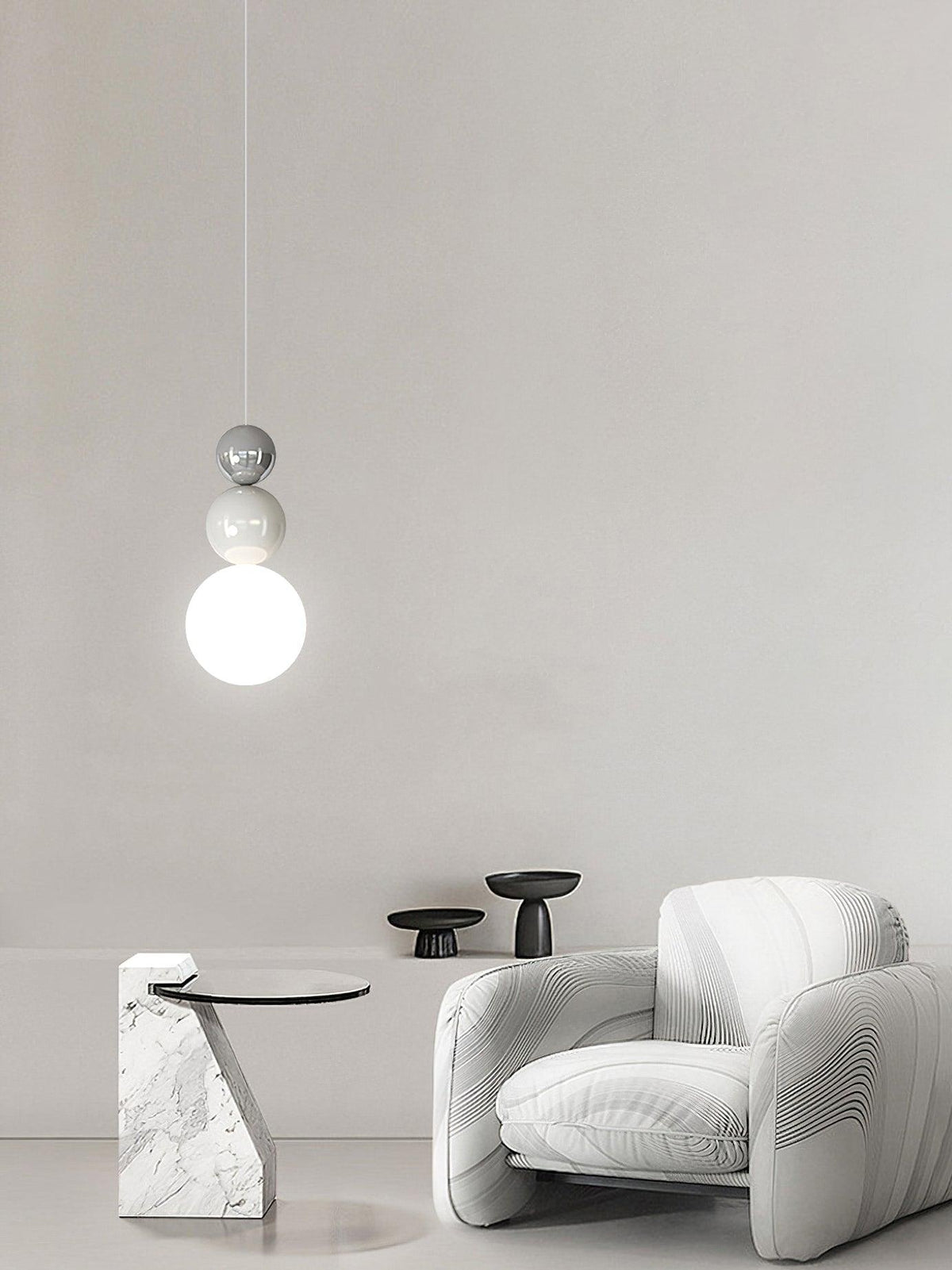 Orbis Suspension Acrylique Trois Boules
