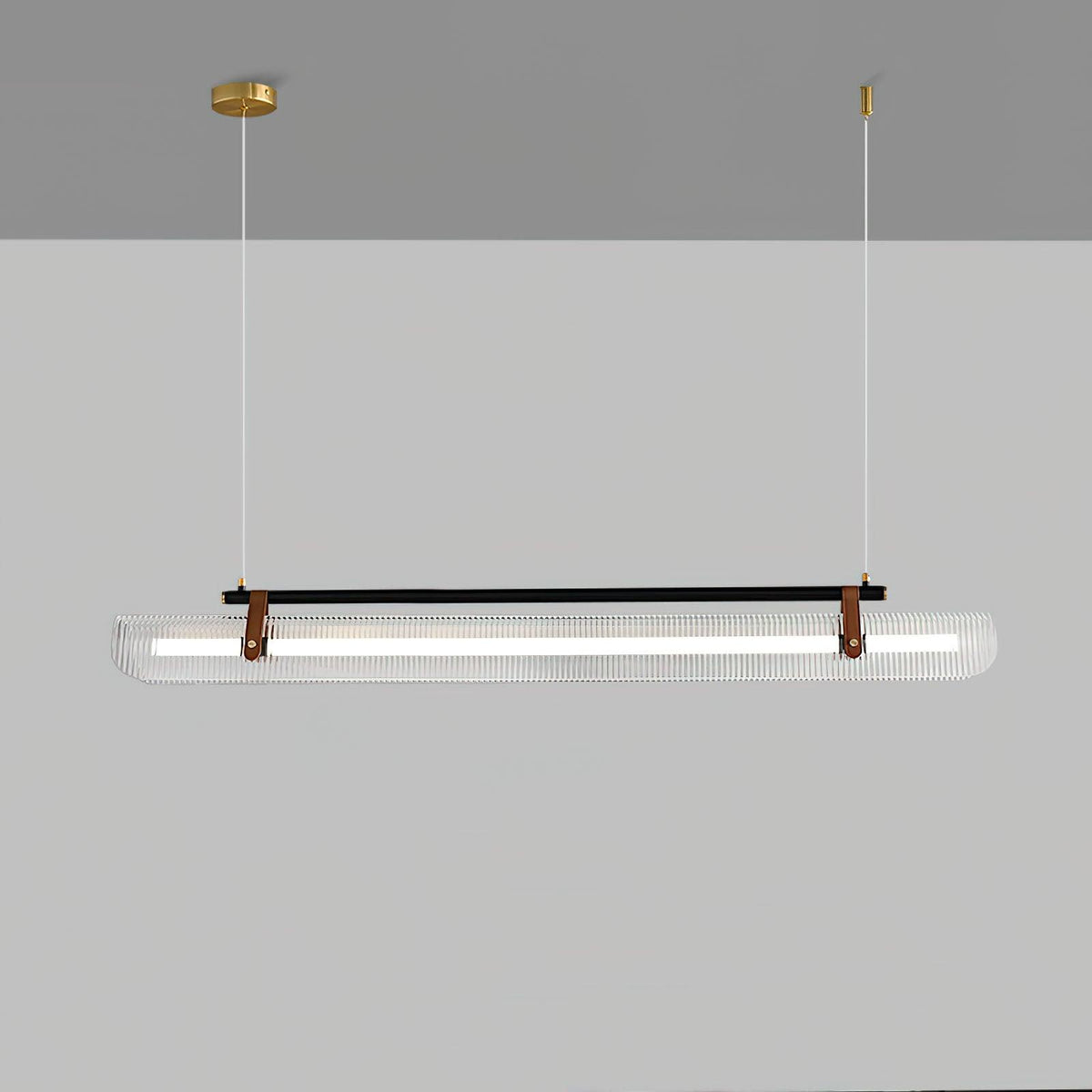 Florelle Suspension Lampe Acrylique Linéaire Moderne pour Salle à Manger