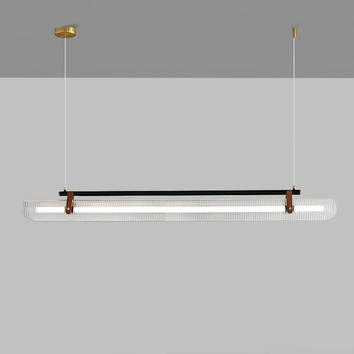 Florelle Suspension Lampe Acrylique Linéaire Moderne pour Salle à Manger