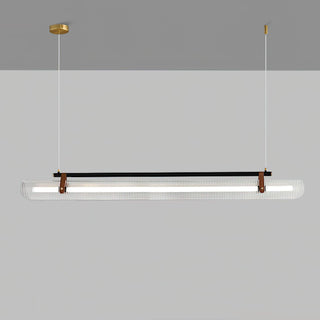 Lustra Suspension Lampe Acrylique Linéaire Moderne pour Salle à Manger